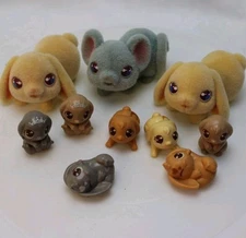 Little Live Pets Mama Bunny Surprise Mama Babies Bunnies Mouse Figures Toys 10 p