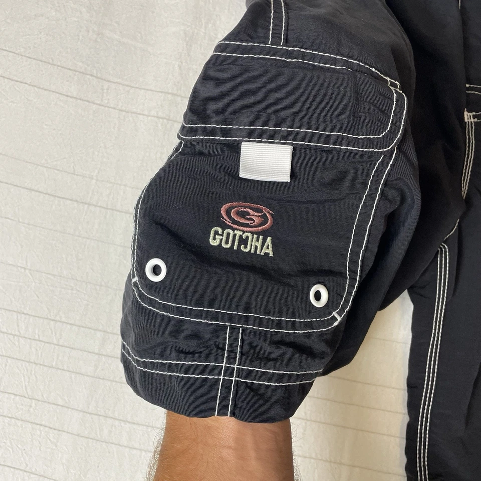 Pantalones Cortos De Colección Gotcha Skateboarding Surf Surf Y2K Medianos Foto 2 de 4