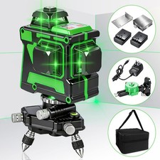 4D Laser Level 360° Self-Leveling Cross Line...