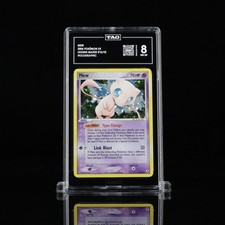 Mew 10/92 EX Legend Maker Holo Rare TAG 8 NM-MT Grade Pokemon TCG + SWIRL on eBay
