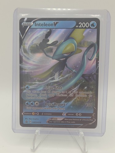Pokemon Sword & Shield Black Star Promos Inteleon V #SWSH016 2020 LP