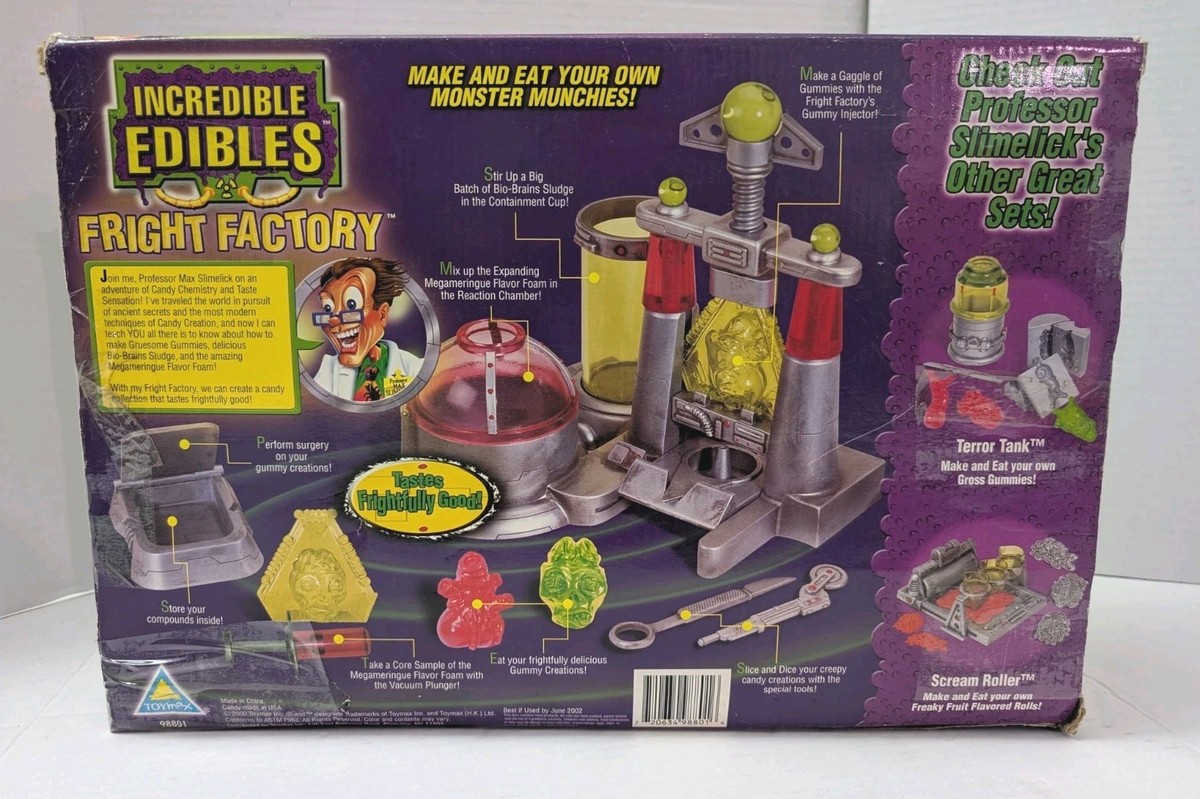 Mattel Incredible Edibles Factory sealed! Fright Factory Open Box