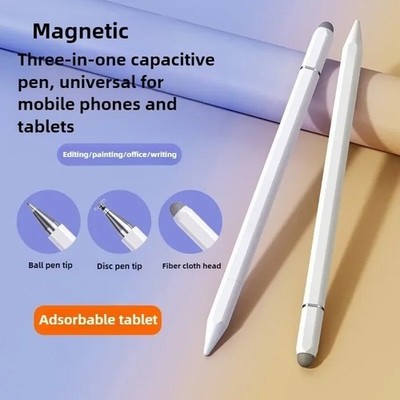 3in1 Magnetischer Stylus Touch Pen für iOS Android iPad Samsung Huawei Tablet