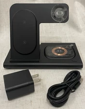 A80 3-in-1 Wireless Charging Station with Night Light