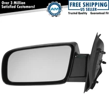 Manual Side View Mirror Black Driver Left LH for 88-05 Chevy Astro Safari