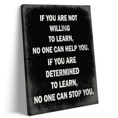 Inspirational Office Wall Art Classroom Motivational Wall Decor Positive Quot...