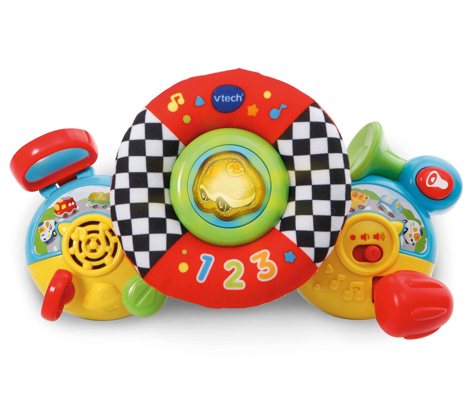 VTech 80-192522 TUT Buggy Steering Wheel Stroller Toy with Fastening Strips Driv 11790₽
