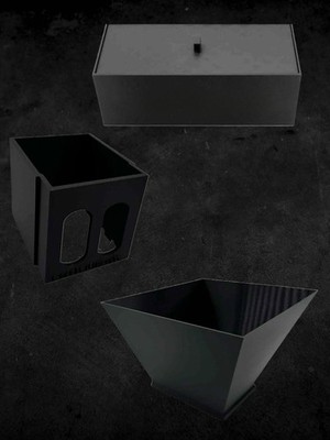 3-in-1 Set for Powermatic 5 /PM5+  XXL Funnel, Sleeve Box & Cigarette Box