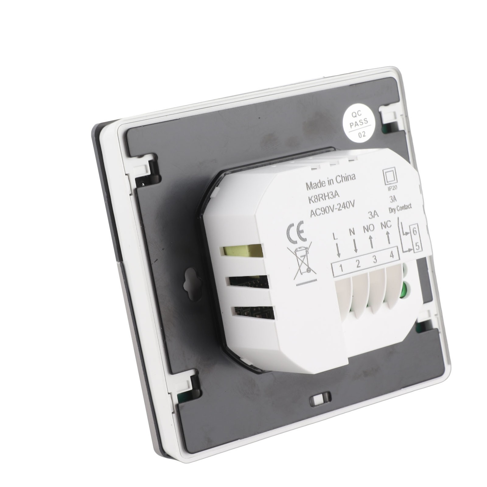 3A Smart Thermostat LCD Color Screen High Accuracy Programmable Thermostat Water