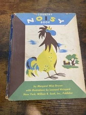 Vintage 1940 Country Noisy Book By Margaret Wise Brown