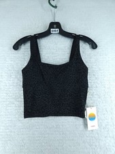Vuori All The Form Tank - Black Blurred Torrent NWT Size XS