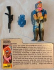 1986 GI Joe Zandar Zartan's Brother v1 Complete w/ File Card Vintage ARAH