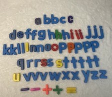 Lot 59 Magnetic Plastic Letters  Math Symbols Lowercase Unbranded