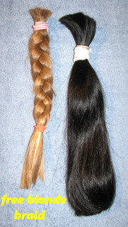 TAGLIO CAPELLI UMANI 13 POLLICI 3 0 oz BAMBOLE REBORN GROSSO LIVELLO II NERO CODA DI CAVALLO T05
