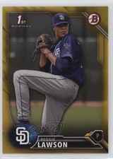 2016 Bowman Draft Draft Picks Gold 30/50 Reggie Lawson #BD-109 1u6