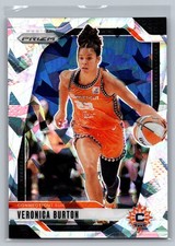 Veronica Burton 2024 Panini Prizm WNBA #35 Ice Prizms Connecticut Sun