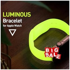 Night Glow Silicone Band Luminous for Apple W...