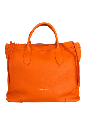 FEMME ROUGE by ALMALA bag Orange GF062C4191 SHOPPING BAG MADE IN ITALY