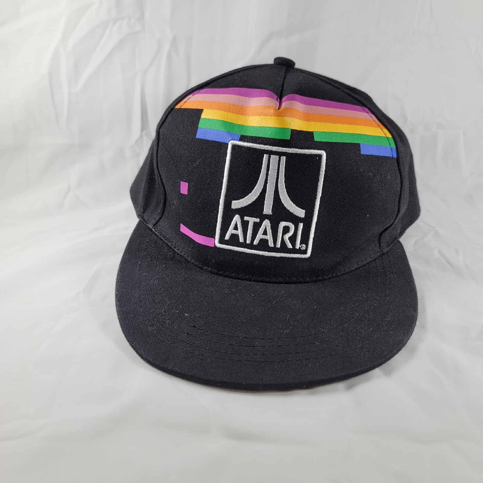 Vintage-style Atari Hat Snapback Cap Flat Bill Of… - image 2