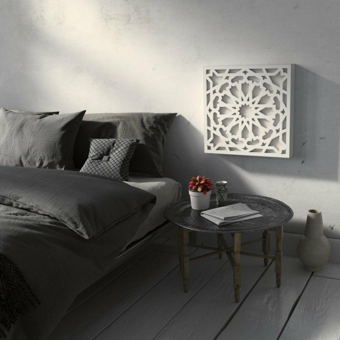 Aplique árabe de madera plafón modelo Jawat