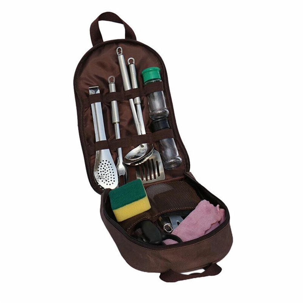 Picnic Barbecue Camping Cooking Bag Large Capacity Kitchen Storage