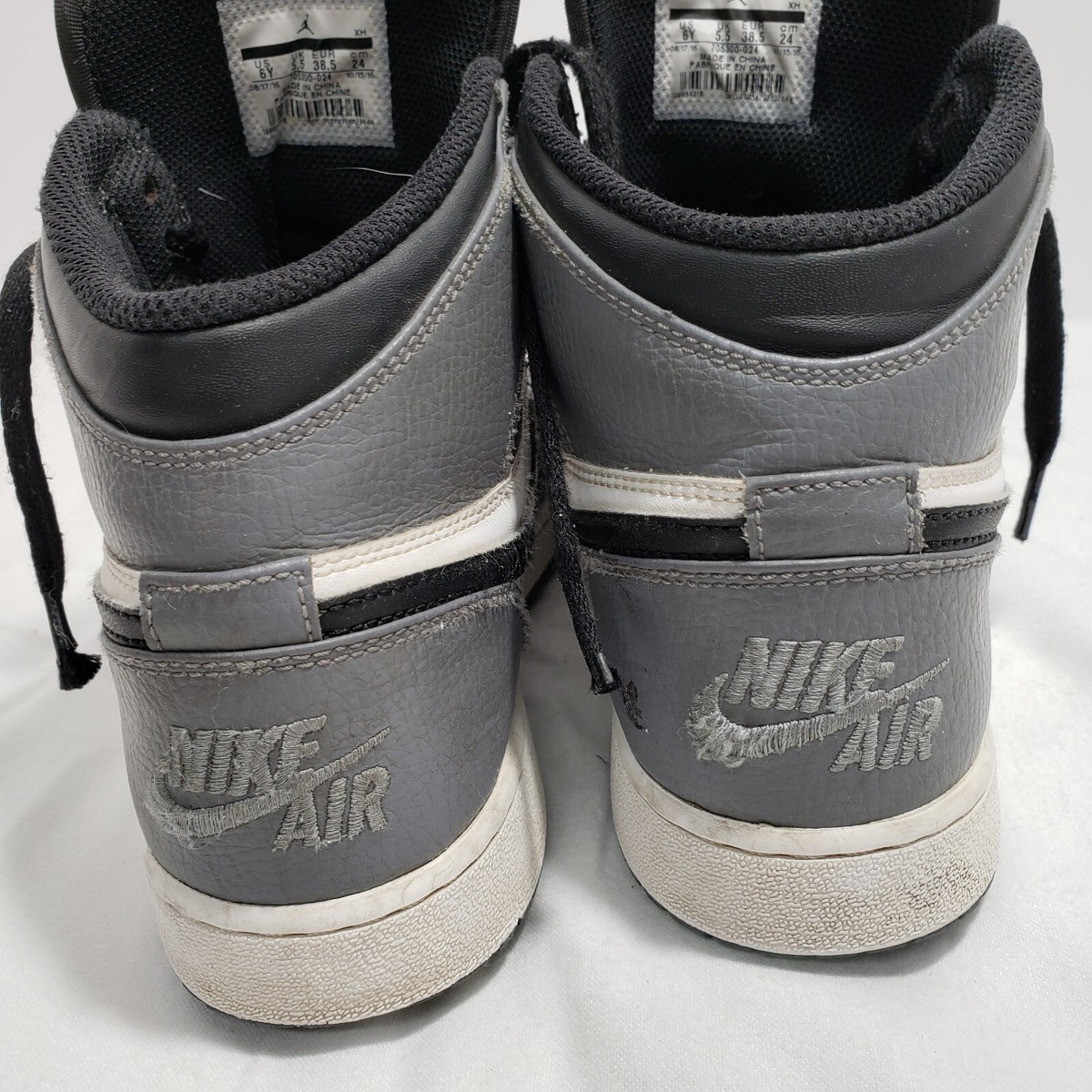 Nike Air Jordan 1 Retro High BG Rare Air Cool Gray Black 