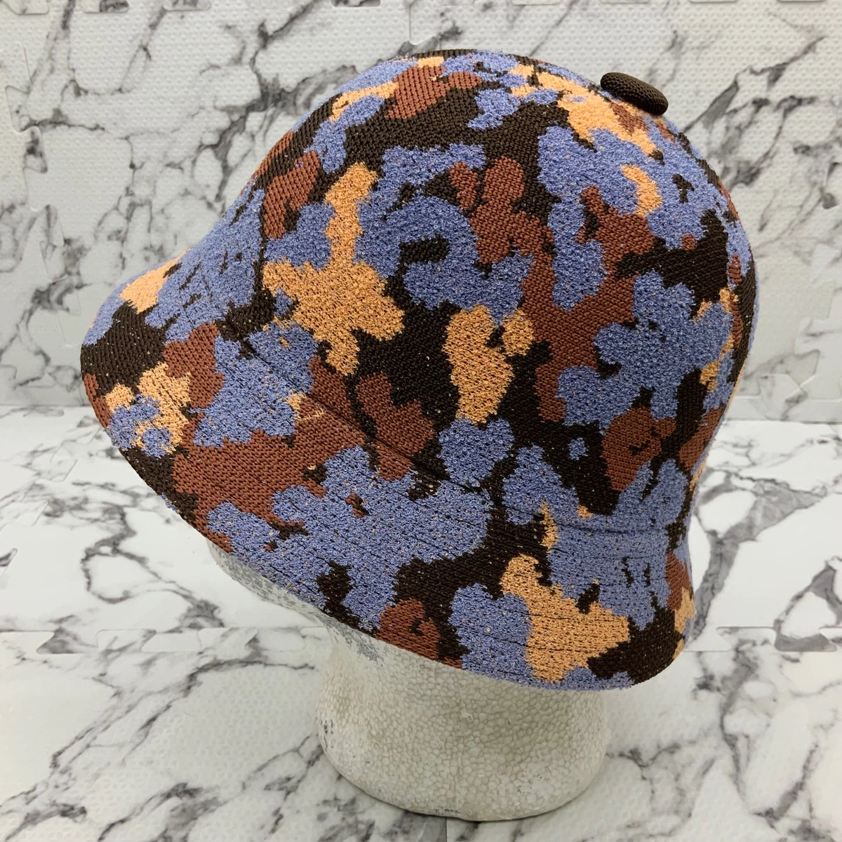 Kangol Nature Camo Lavender Brown Peach Coffee Casual Bucket