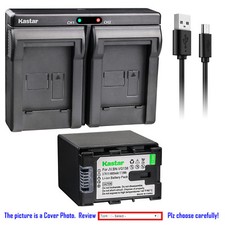 Kastar Battery Dual Charger for JVC BN-VG138 JVC Everio GZ-EX270 Everio GZ-EX310