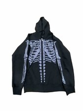 skeleton hoodie zip up