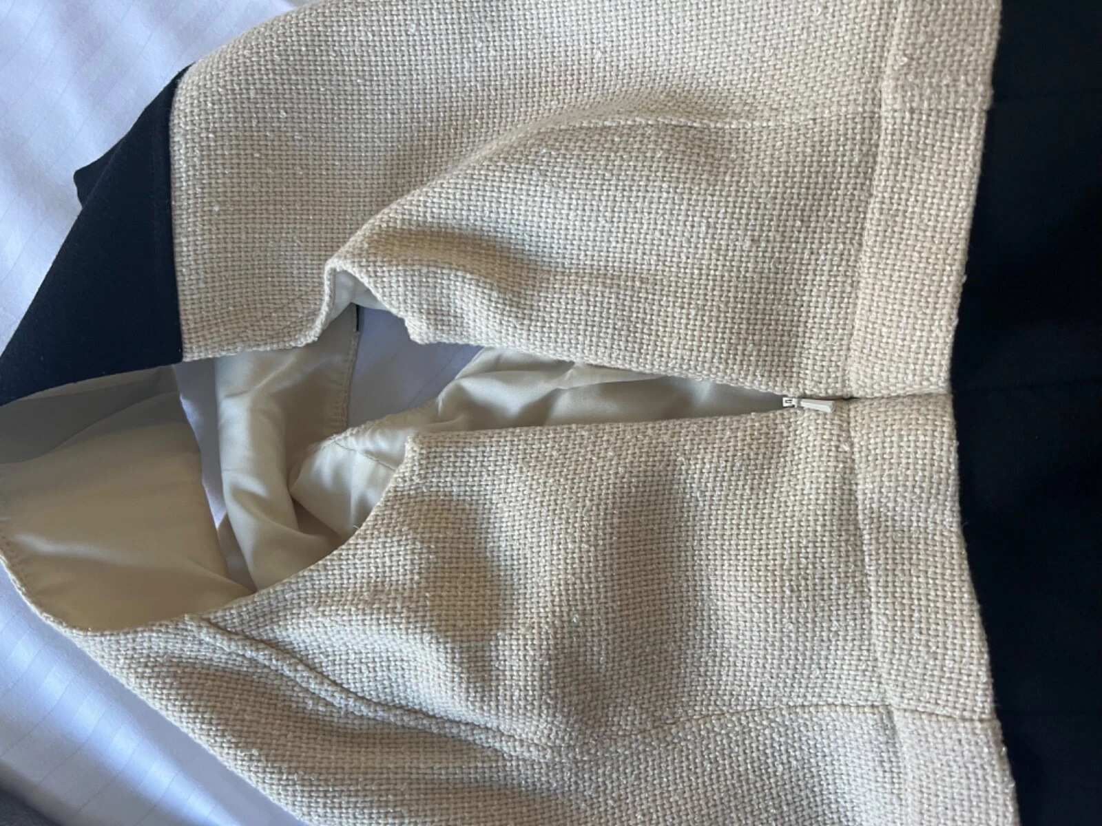 Abito tubino Tory Burch nero crema taglia 6