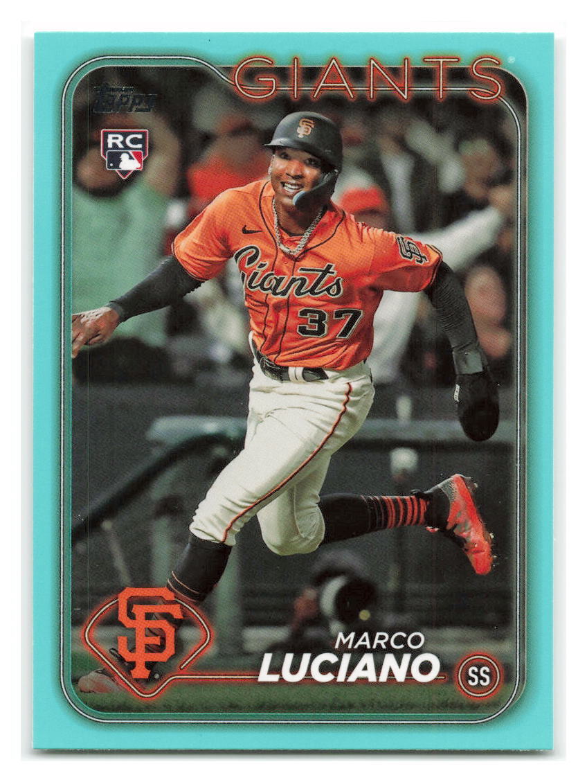 Marco Luciano 2024 Topps Aqua RC #232-GIANTS