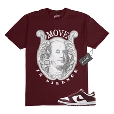 Dunk Team Red White Low Maroon Burgundy T Shirt Match BENMIS