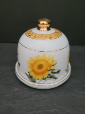 Small Cloche Porcelain Elan Gallery England Daisy Pattern(AT-12-M-6)