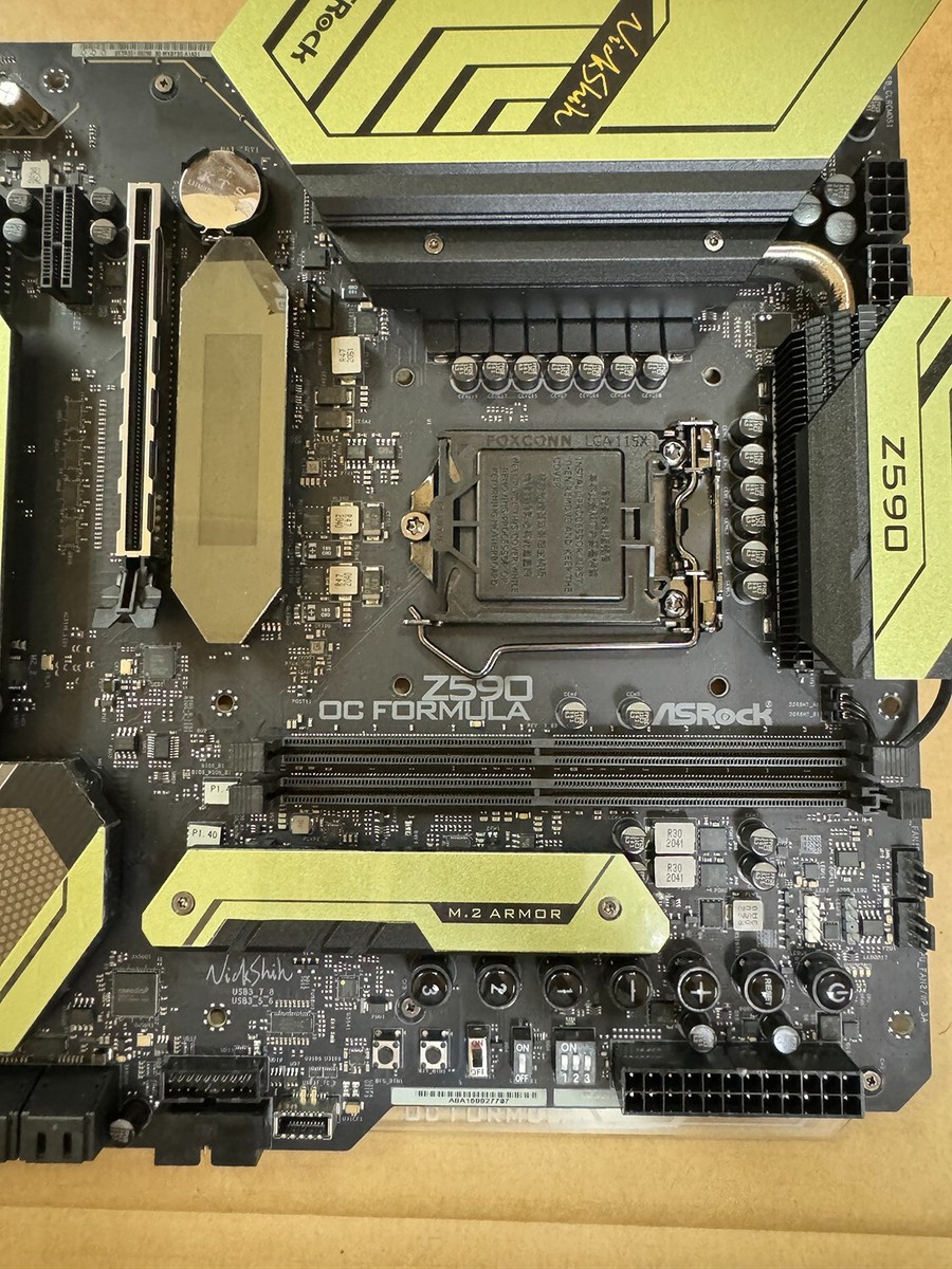 ファッション ASRock LGA1200 Motherboard Z590 OC Formula Intel Z590 DDR4 マザーボード
