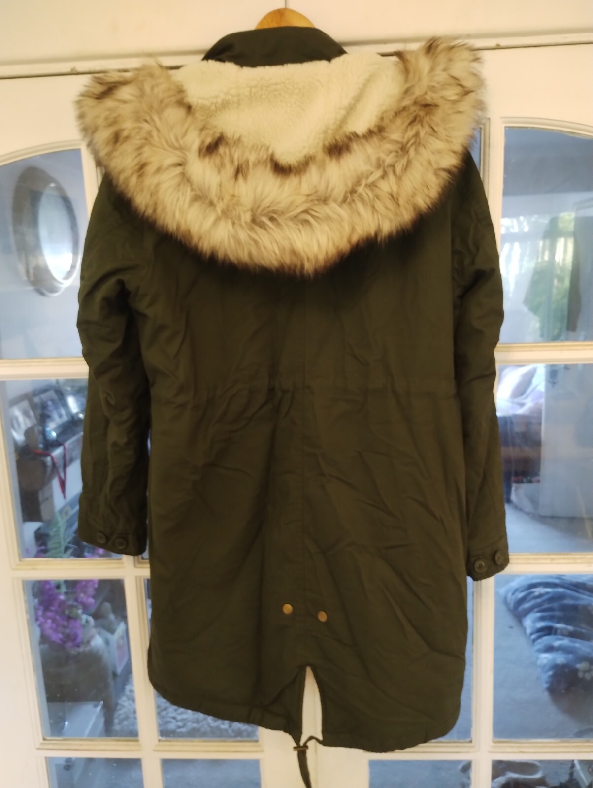 Women's M&S Marks & Spencer Fern Green Parka Coat Size 16 eBay