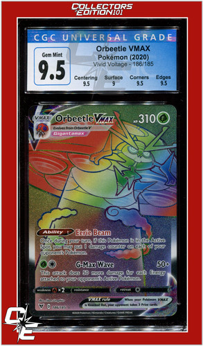 Orbeetle VMAX graded CGC 9.5 for sale on eBay