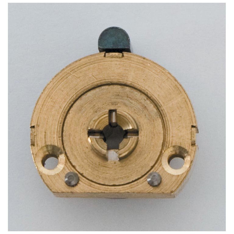 Iseo - Serratura a Cilindro Prazis con chiave a croce e perni in acciaio inox -