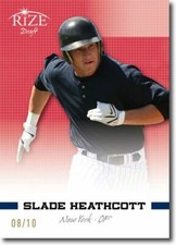 SLADE HEATHCOTT 2012 Rize Rookie RED Paragon RC #/10
