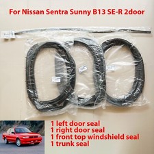 Juego de 4 sellos de goma para Nissan Sunny B13 Sentra SE-R Tsuru cupé 2D resistente a la intemperie