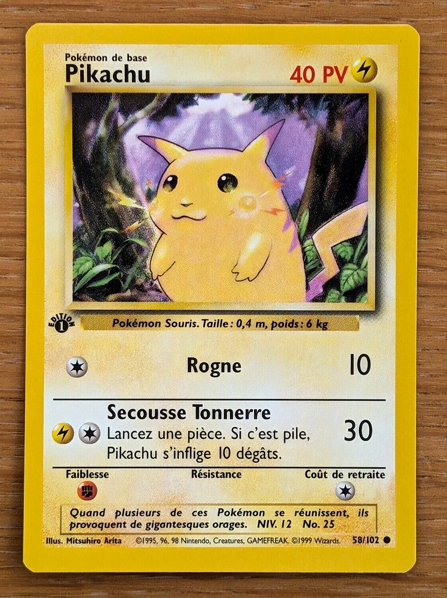 Pikachu Pokémon TCG Individual Collectible Card Game Cards in