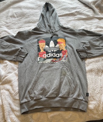 Adidas x Beavis And Butthead Graphic Hoodie Sweatshirt Men's