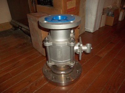 J Flow 3'' Flanged Valve, 800WOG, Full Port, 316 Stainless Steel, CF8M, DM4533F