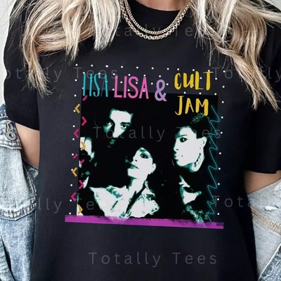 LISA LISA and Cult Jam T shirt Tshirt T-shirt Tee Vintage Aesthetic Shirt 80s St