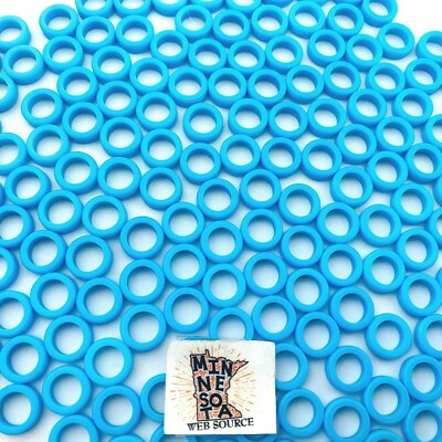 #ad 100 K’NEX Blue Spacers Washers Bushings – NEW OEM NOS – Standard $9.45