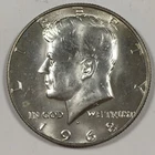 1968-D Kennedy Half Dollar 40% Silver Brilliant Uncirculated (BU) KM#202a 6404-A