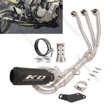 For CF-Moto 675SR 675SS 2024-25 Motorcycle Full Exhaust Header Pipe 51MM Muffler