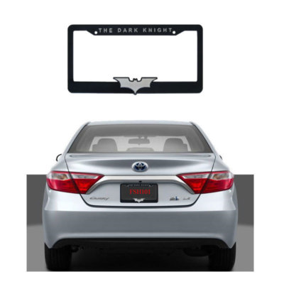 Batman the Dark Knight Plastic Chrome Car Truck License Plate Frame Made in USA