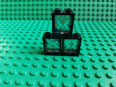 Fenster 1x2x2 mit coolem Foliendruck für Lego  City Bauwerke