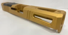 Viper For Glock 19 custom Slide gen 1-3 NEW cerakote upper stripped Gold