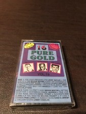 16 PURE GOLD - ROCK N ROLL - VOLUME 19 - FACTORY SEALED CASSETTE